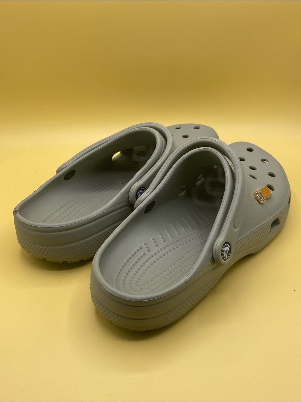 CROCS Kids Classic Clog in Light Gray - Picture 2 of 4